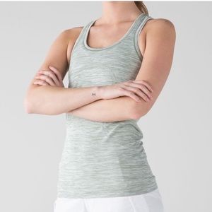 Lululemon Swiftly Tank Heathered Desert Olive